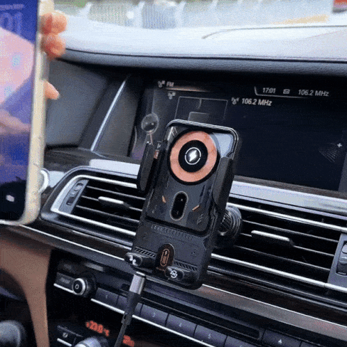 2026 Intelligente 2-in-1🚗 Auto-Handyhalterung📱 mit kabelloser Ladefunktion