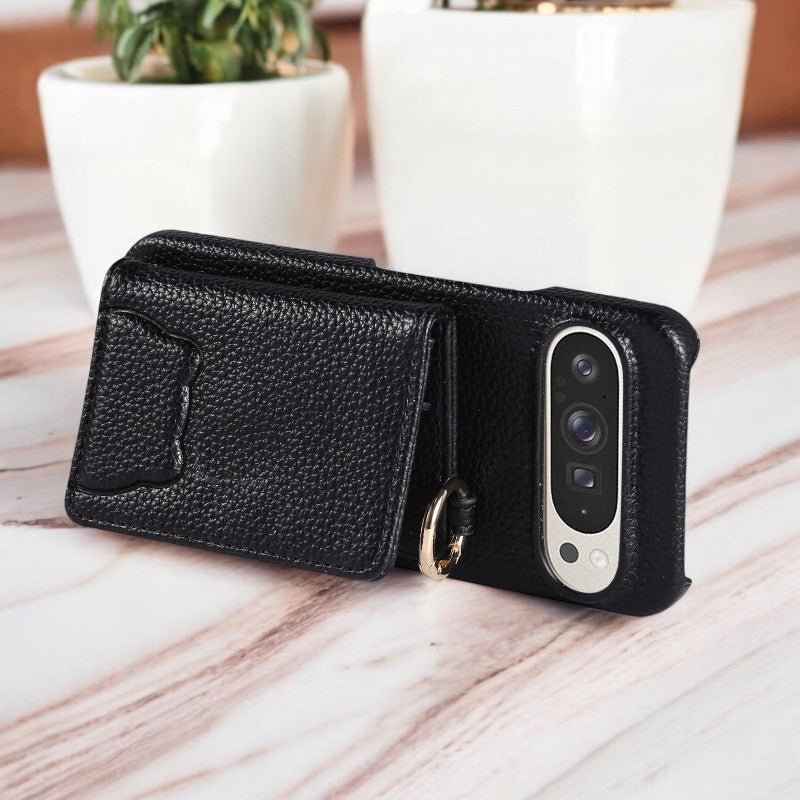 Elegance Crossbody Leather Wallet Case - Google