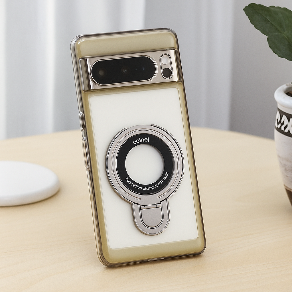 Transparent Rotating Ring Stand Case - Google