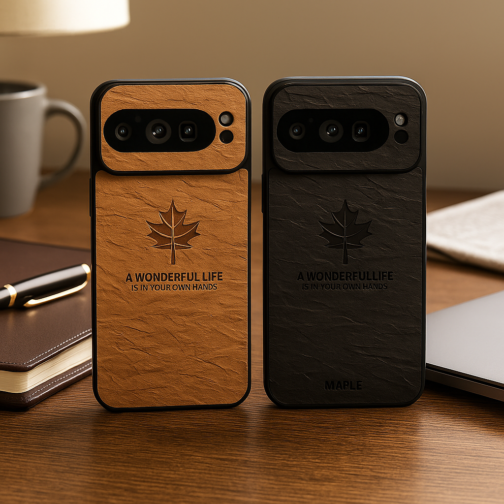 Vintage Maple Leaf Embossed Case - Google