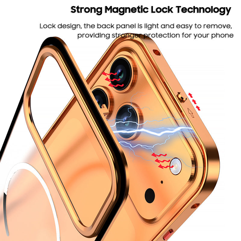 Metal Spring Buckle For iPhone Case with MagSafe