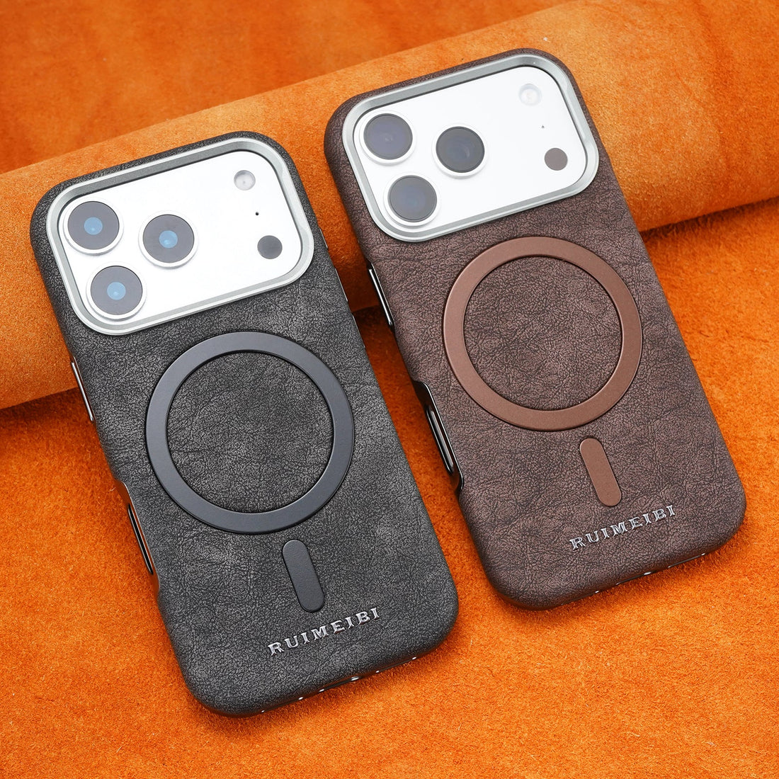Luxury Business Leather For iPhone Case with MagSafe