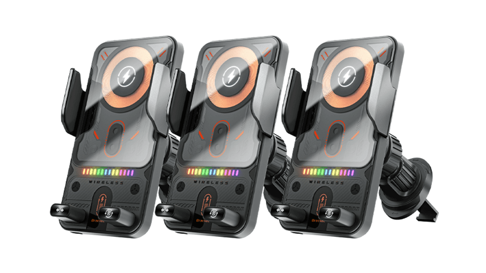 2026 Intelligente 2-in-1🚗 Auto-Handyhalterung📱 mit kabelloser Ladefunktion