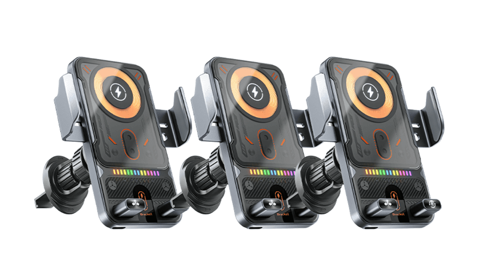 2026 Intelligente 2-in-1🚗 Auto-Handyhalterung📱 mit kabelloser Ladefunktion