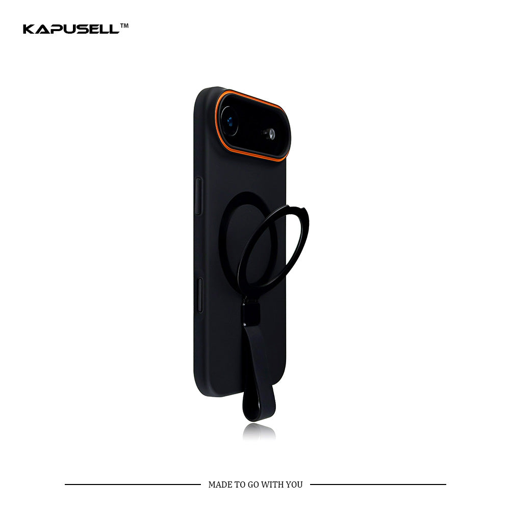 Coque mate personnalisée à graver soi-même pour iPhone 17-15 avec support et cordon 