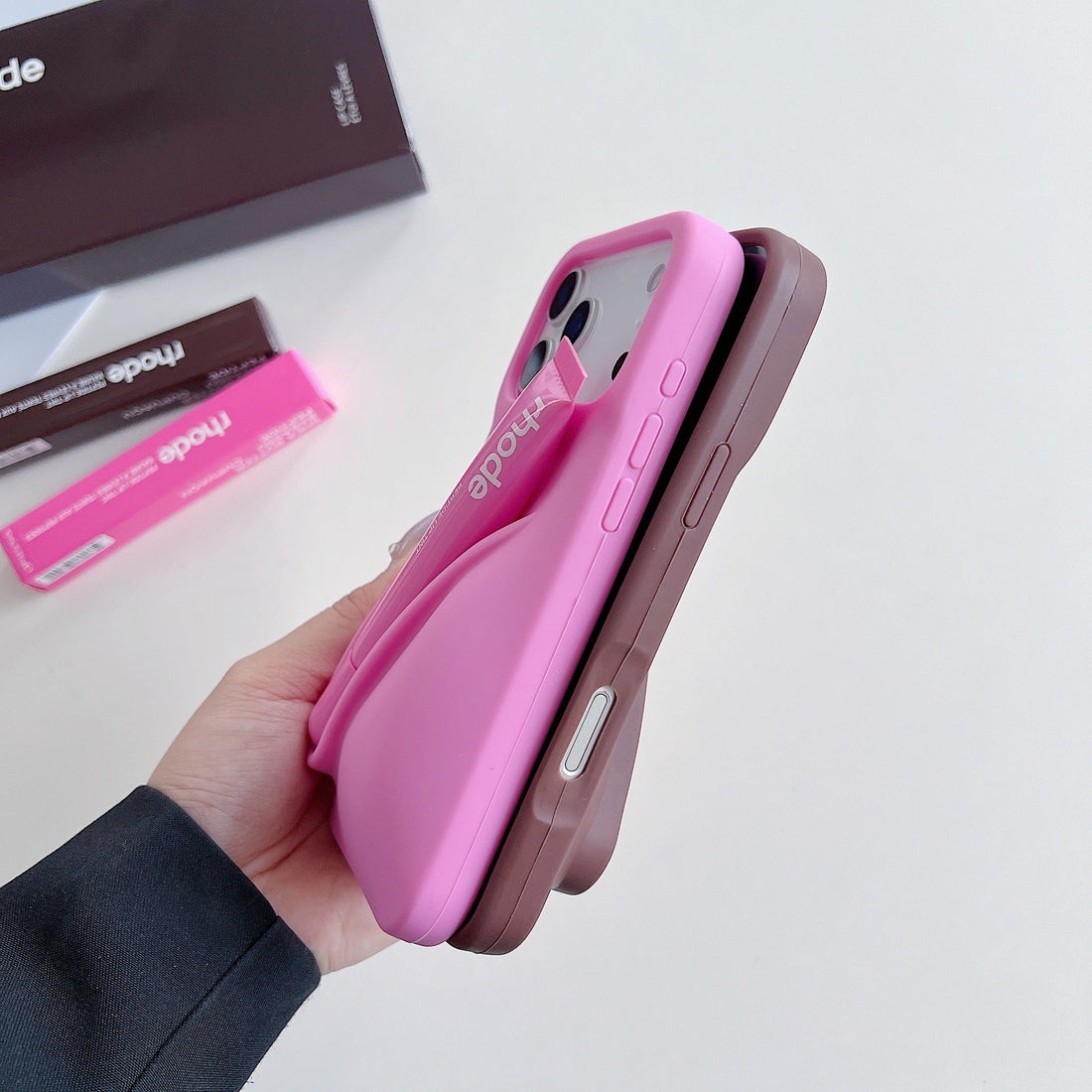 Creative Silicone Lip Gloss For iPhone Case