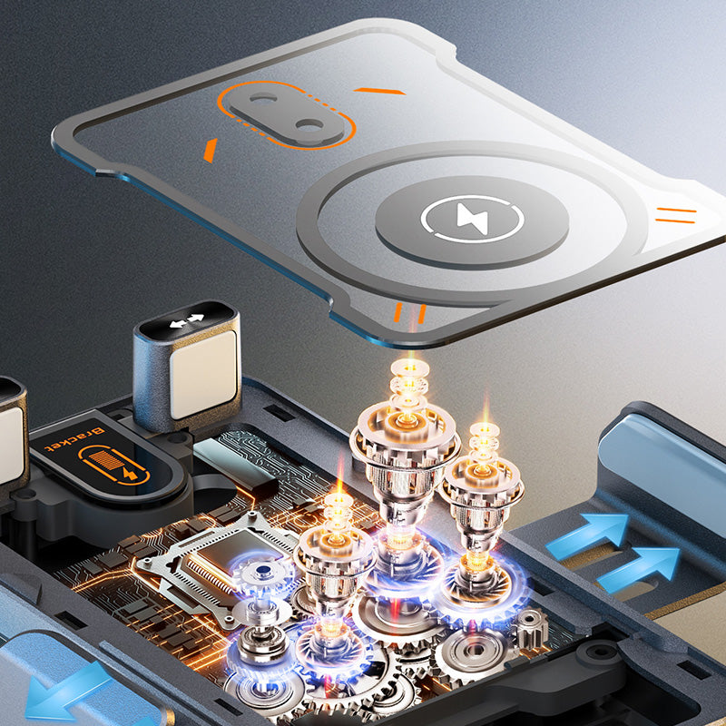 2026 Intelligente 2-in-1🚗 Auto-Handyhalterung📱 mit kabelloser Ladefunktion