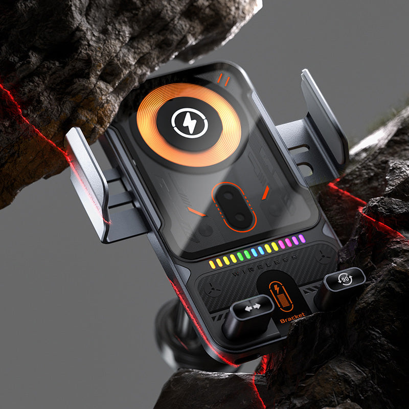 2026 Intelligente 2-in-1🚗 Auto-Handyhalterung📱 mit kabelloser Ladefunktion